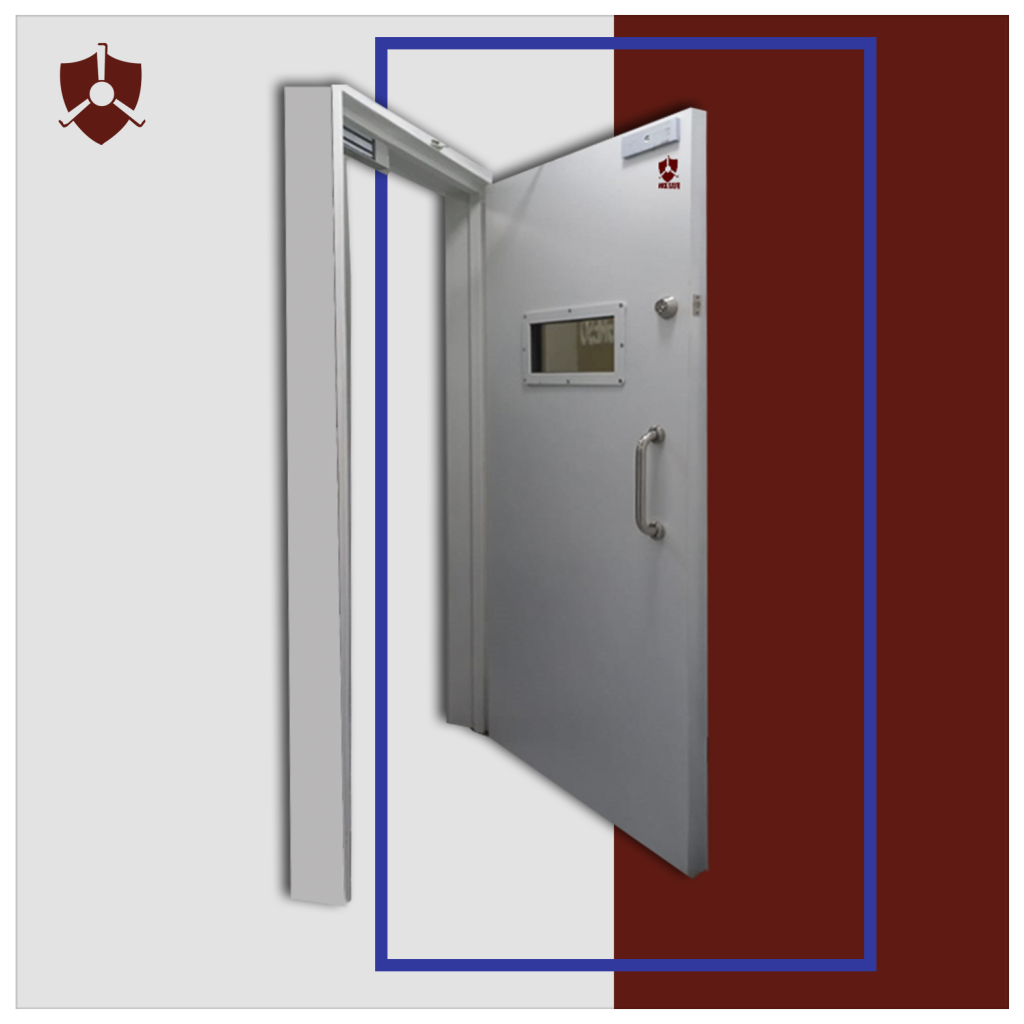 Puerta de seguridad bancaria, puerta de seguridad, puerta blindada