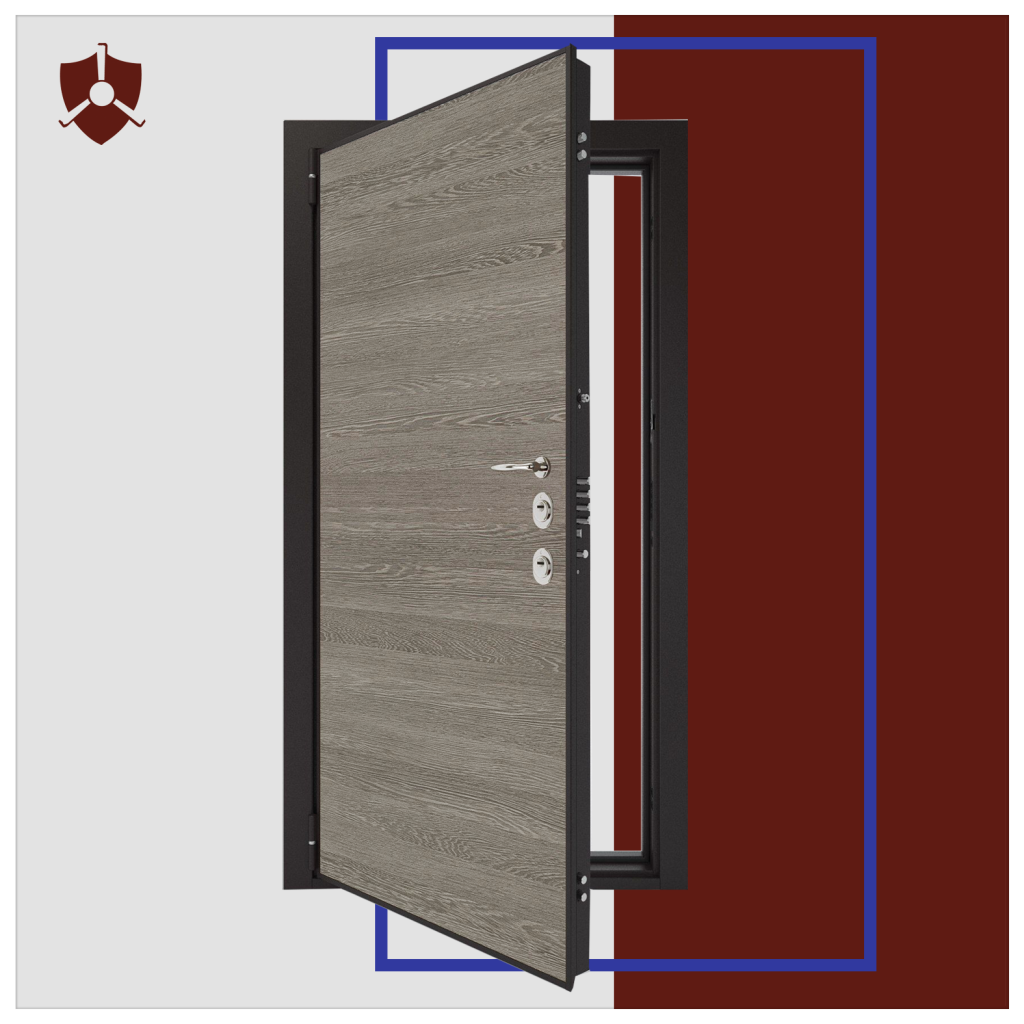 Puerta de seguridad residencia